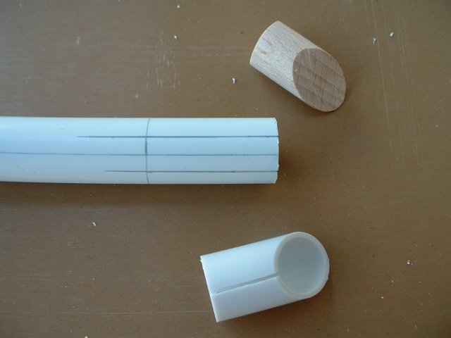 marking the mouthpiece